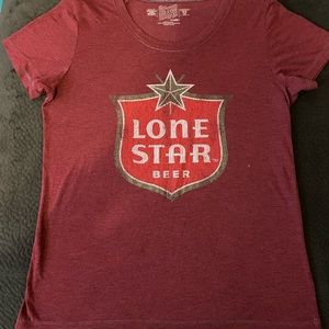 Ladies Retro Lone Star Beer T Shirt